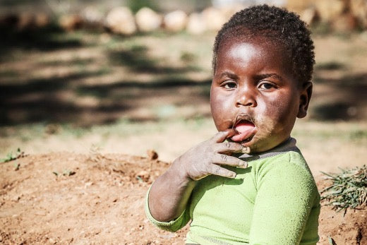 Who is affected by hunger in Africa?