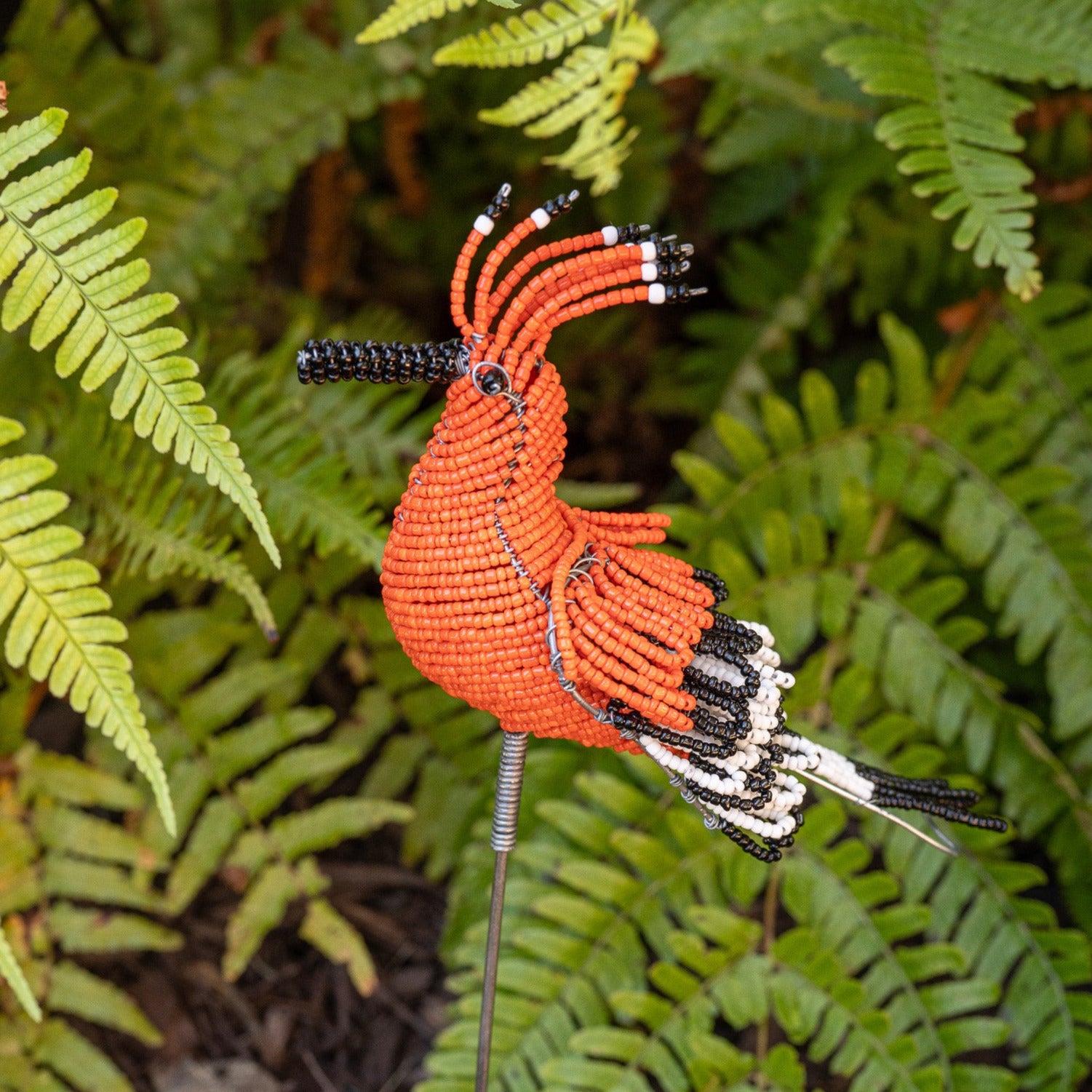 Beaded Critter and Bird Garden Stakes