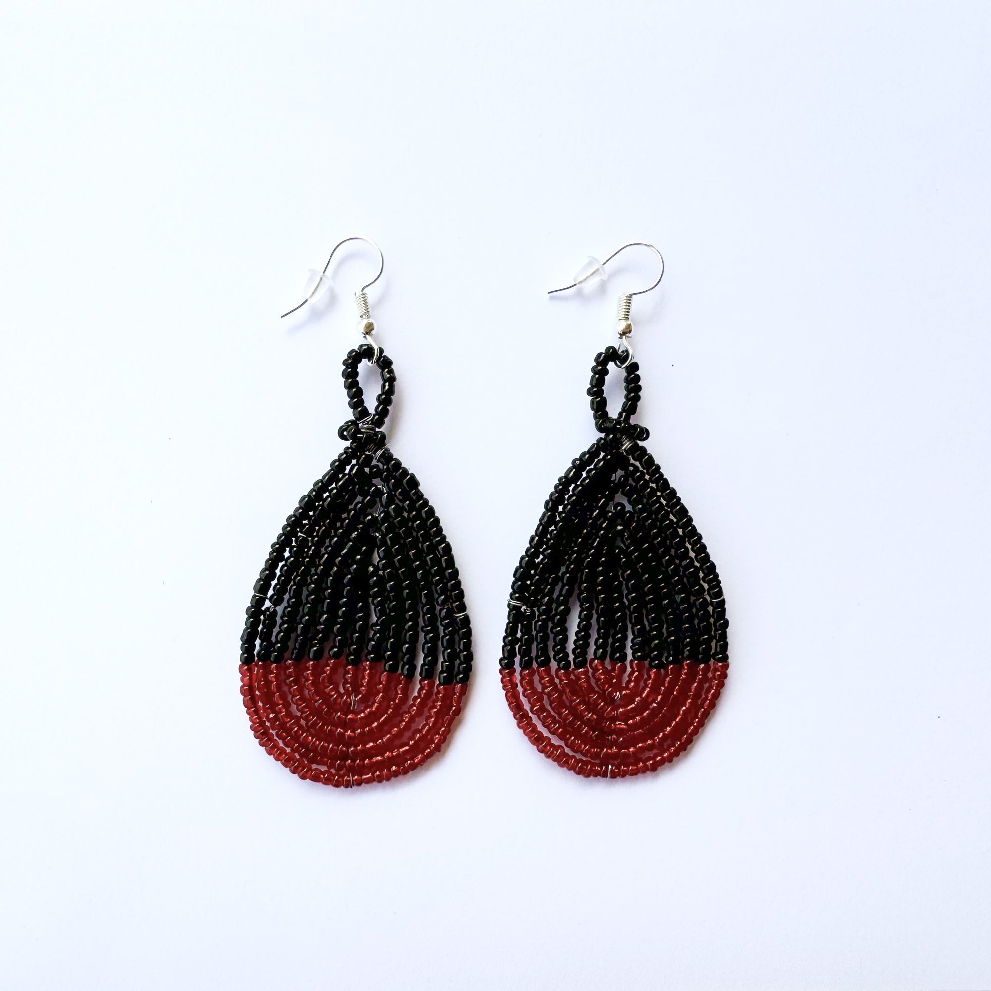 Beaded Teardrop Earrings