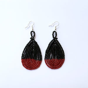 Beaded Teardrop Earrings