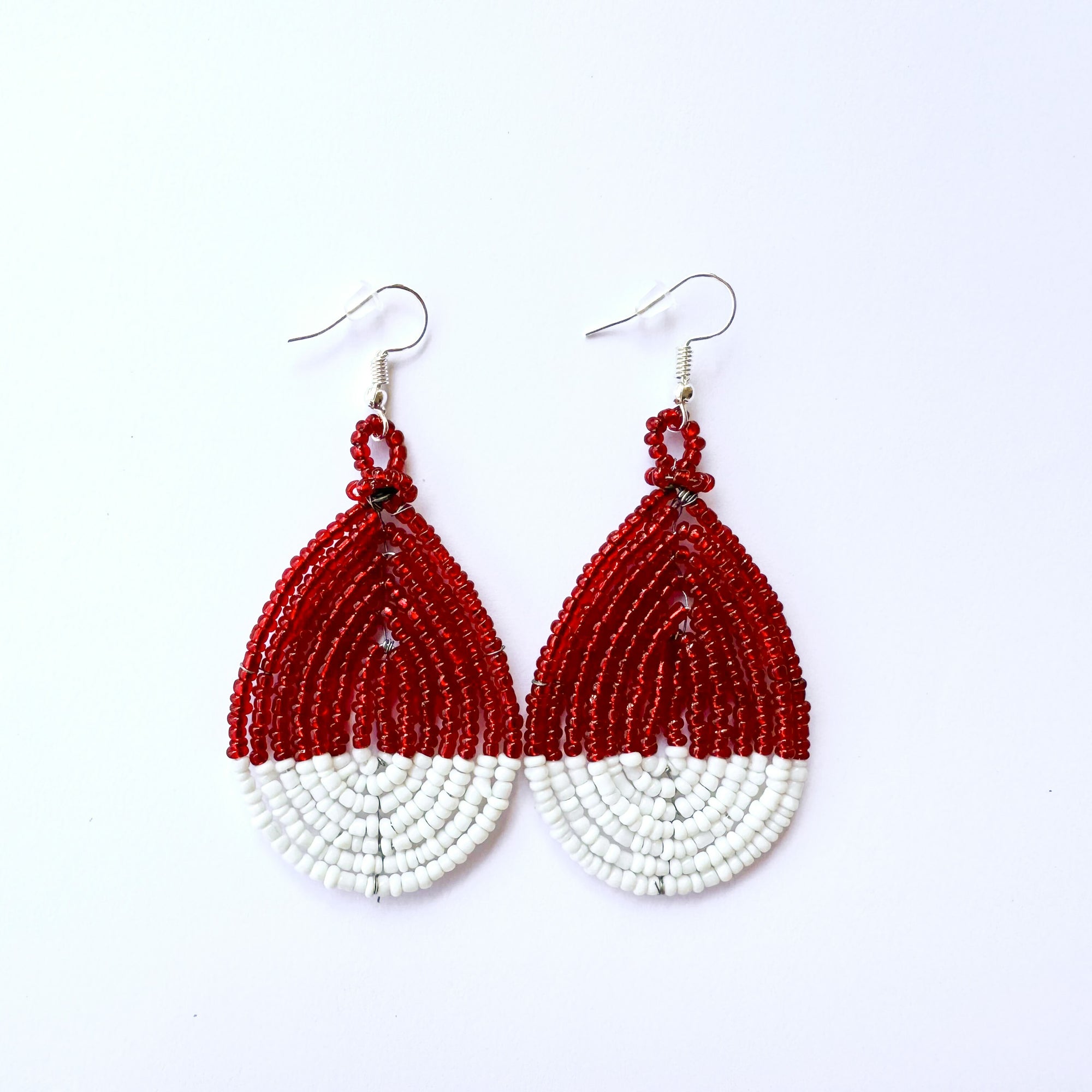 Beaded Teardrop Earrings