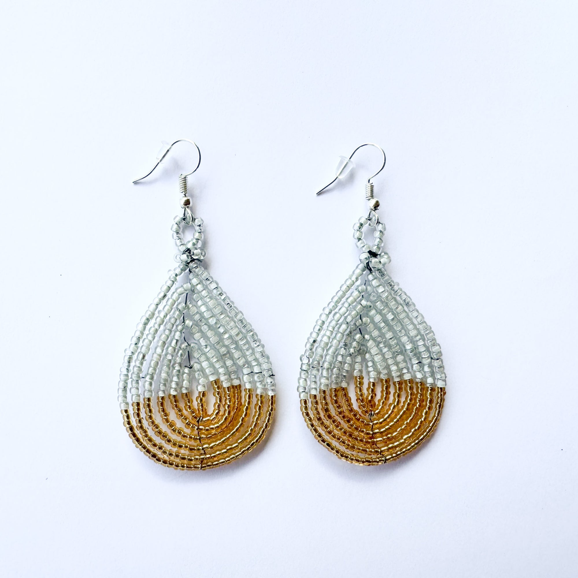 Beaded Teardrop Earrings