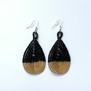 Beaded Teardrop Earrings