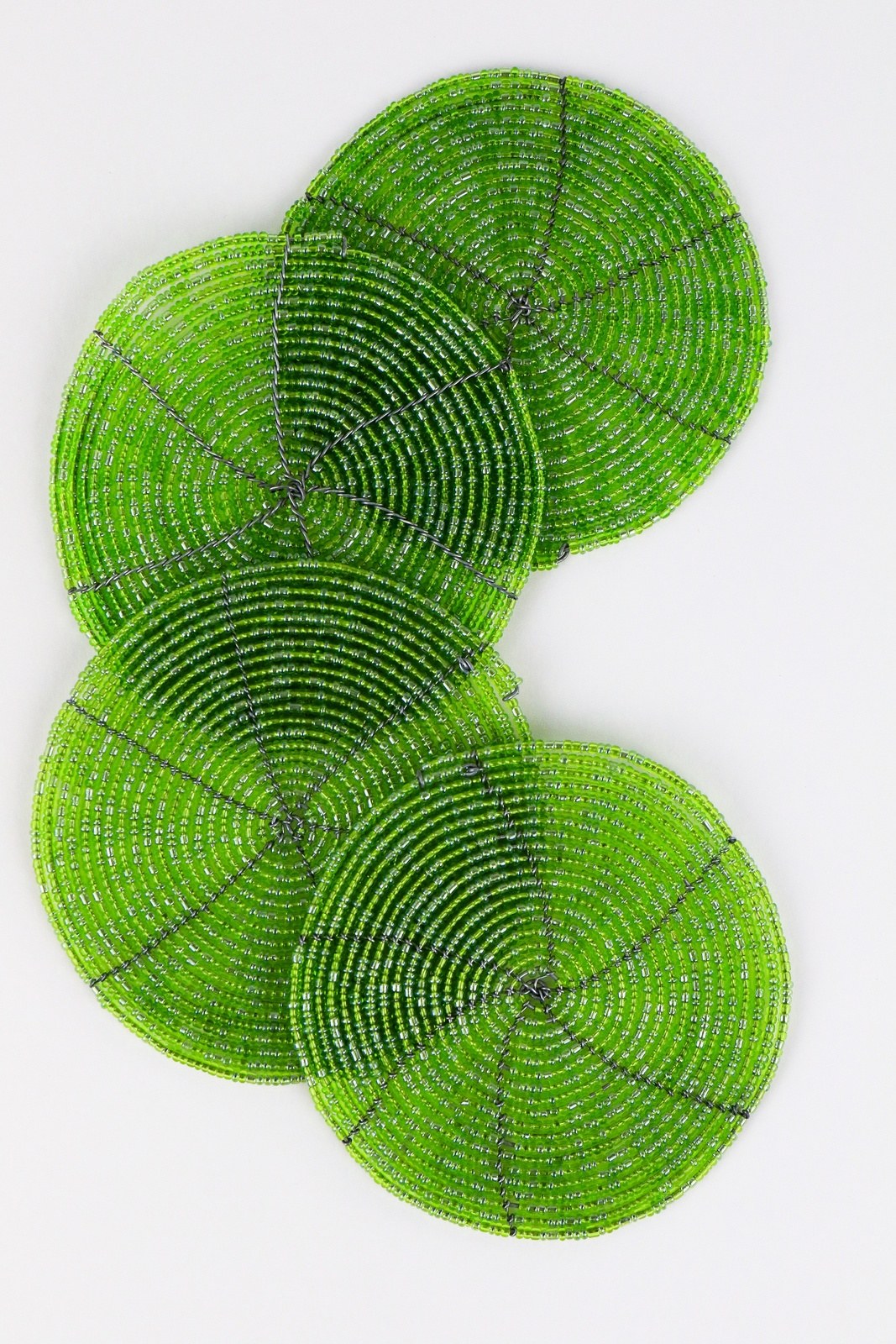 Beaded Coasters Set of 4 - Khutsala™ Artisans