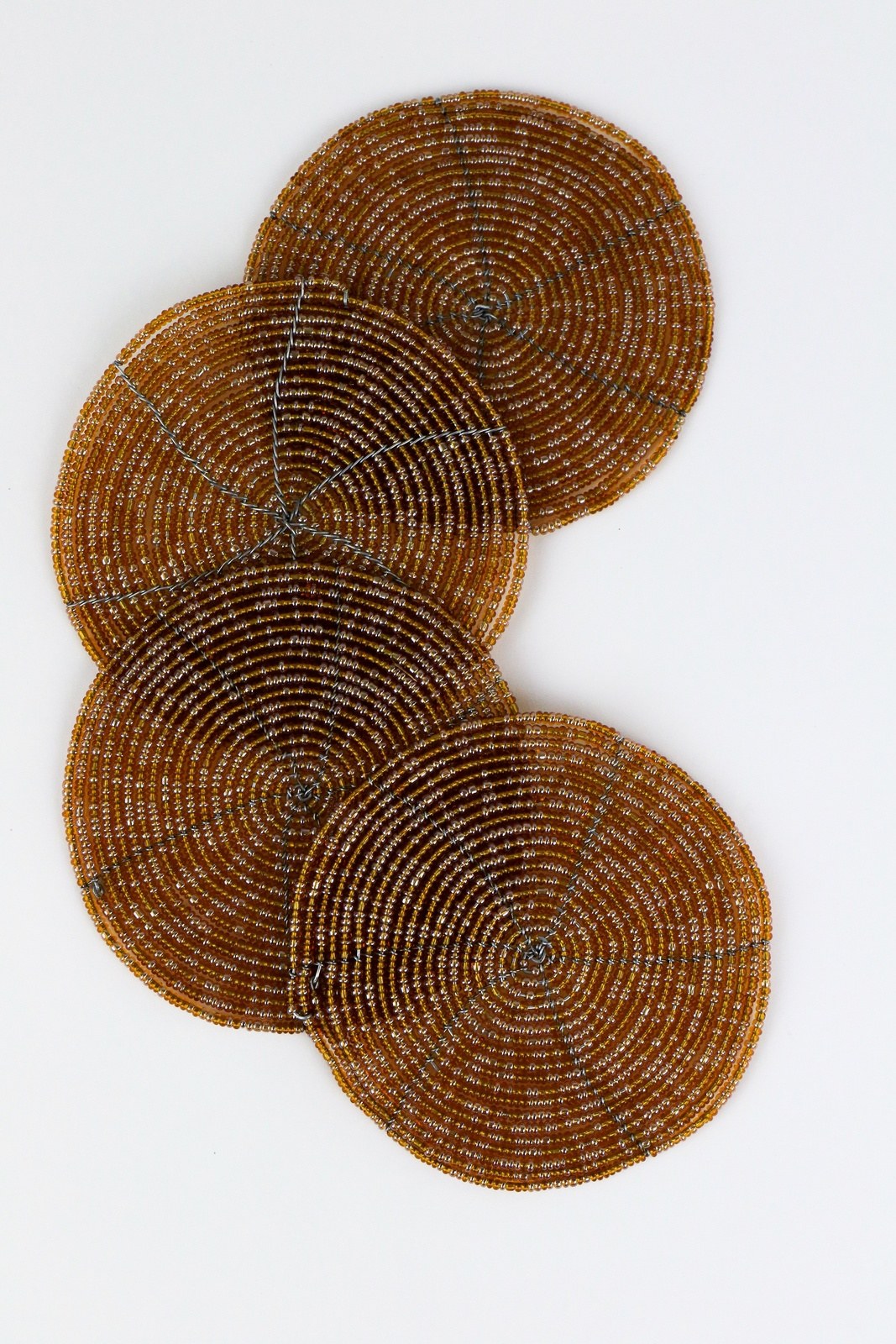 Beaded Coasters Set of 4 - Khutsala™ Artisans