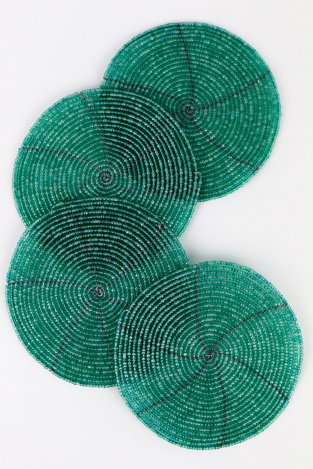 Beaded Coasters Set of 4 - Khutsala™ Artisans