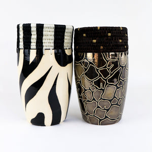 Grass and Ceramic Vase - Khutsala™ Artisans