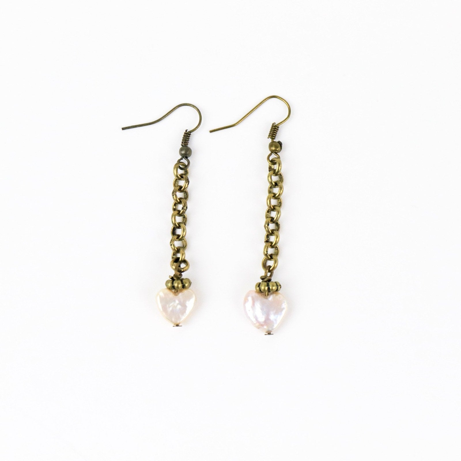 Copper Chain Earrings - Khutsala™ Artisans