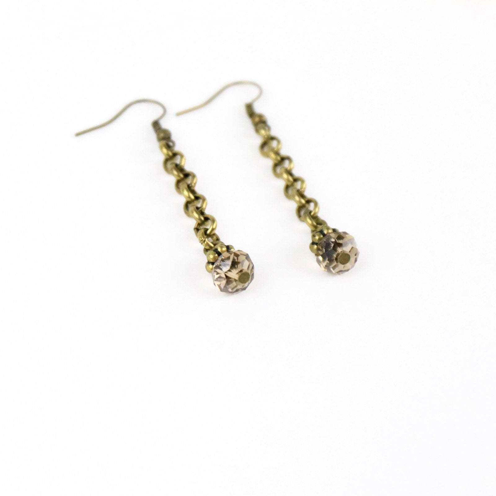Copper Chain Earrings - Khutsala™ Artisans