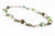 Green Single Strand Brass Necklace - Khutsala™ Artisans