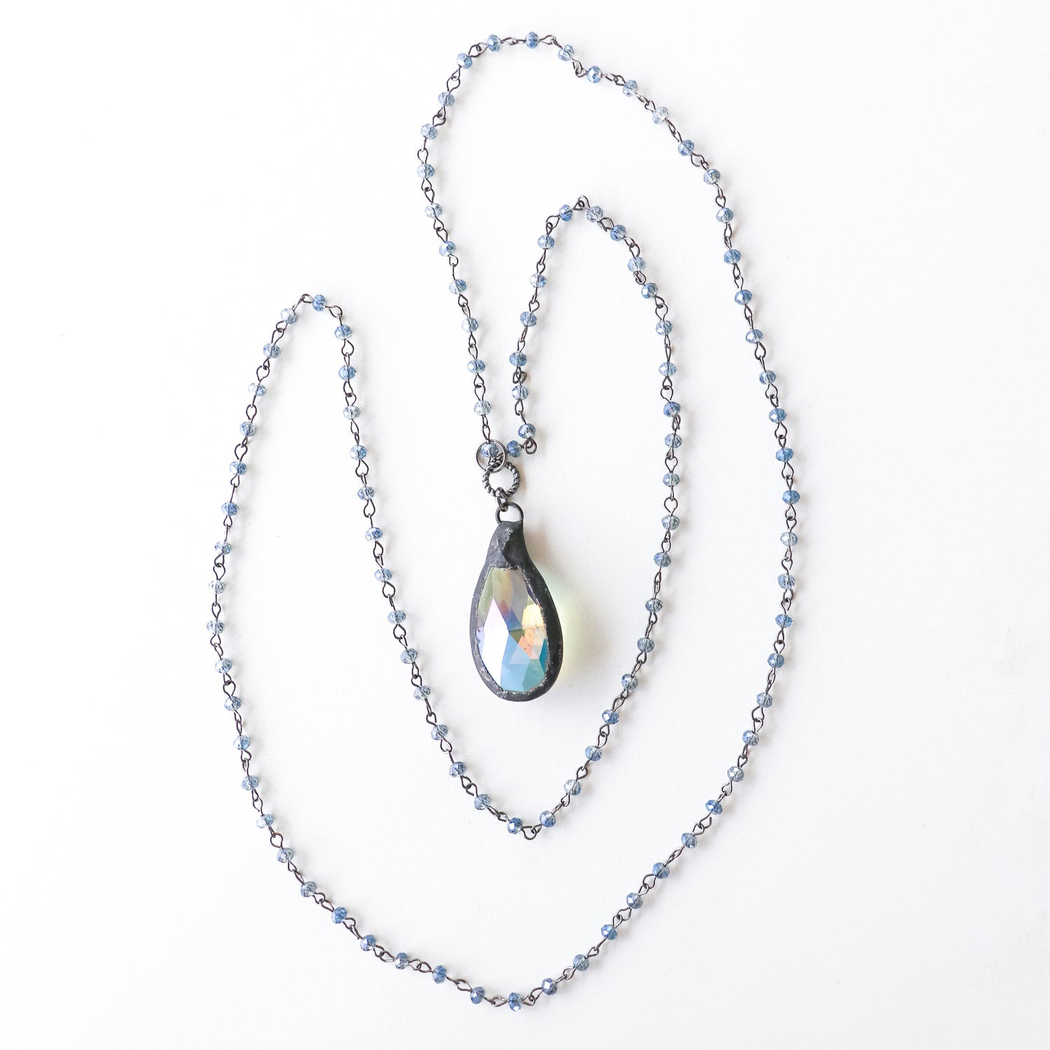 Teardrop Rosary Necklace - Khutsala™ Artisans