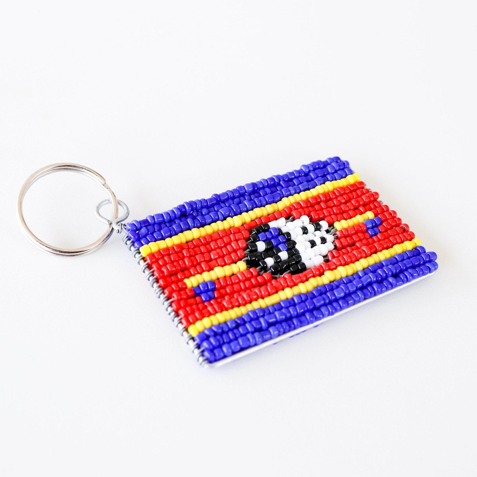 Eswatini Flag Keychain - Khutsala™ Artisans