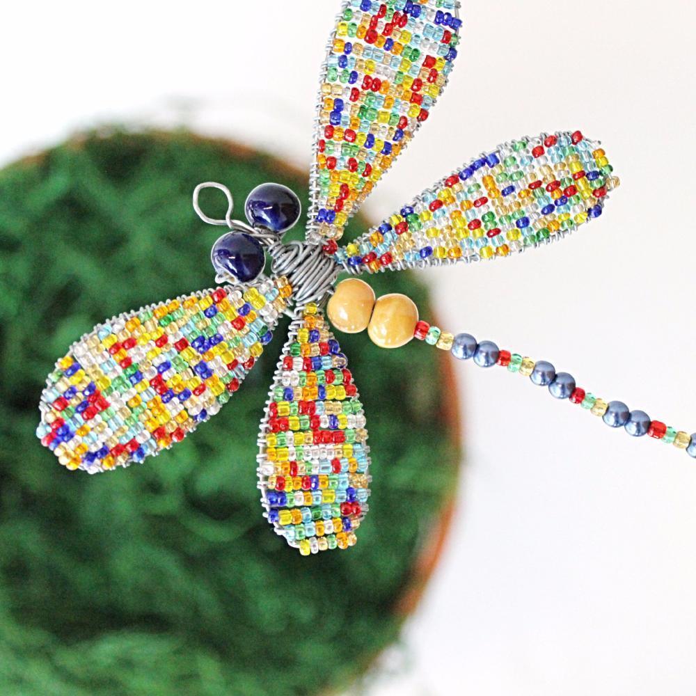 Beaded Critter and Bird Garden Stakes - Khutsala™ Artisans