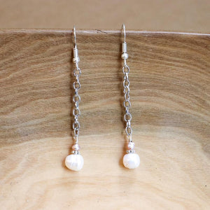 Silver Chain Earrings - Khutsala™ Artisans