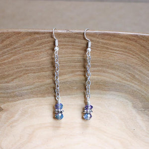 Silver Chain Earrings - Khutsala™ Artisans