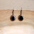 Black Soldered Oval Earrings - Khutsala™ Artisans