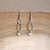 Silver Loop Dangle Earrings - Khutsala™ Artisans