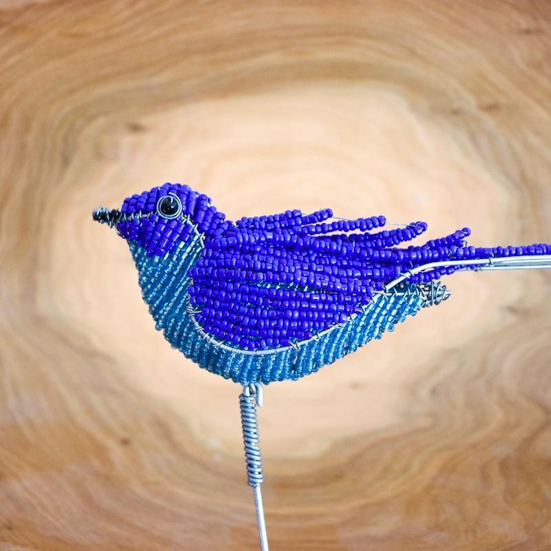 Beaded Critter and Bird Garden Stakes - Khutsala™ Artisans