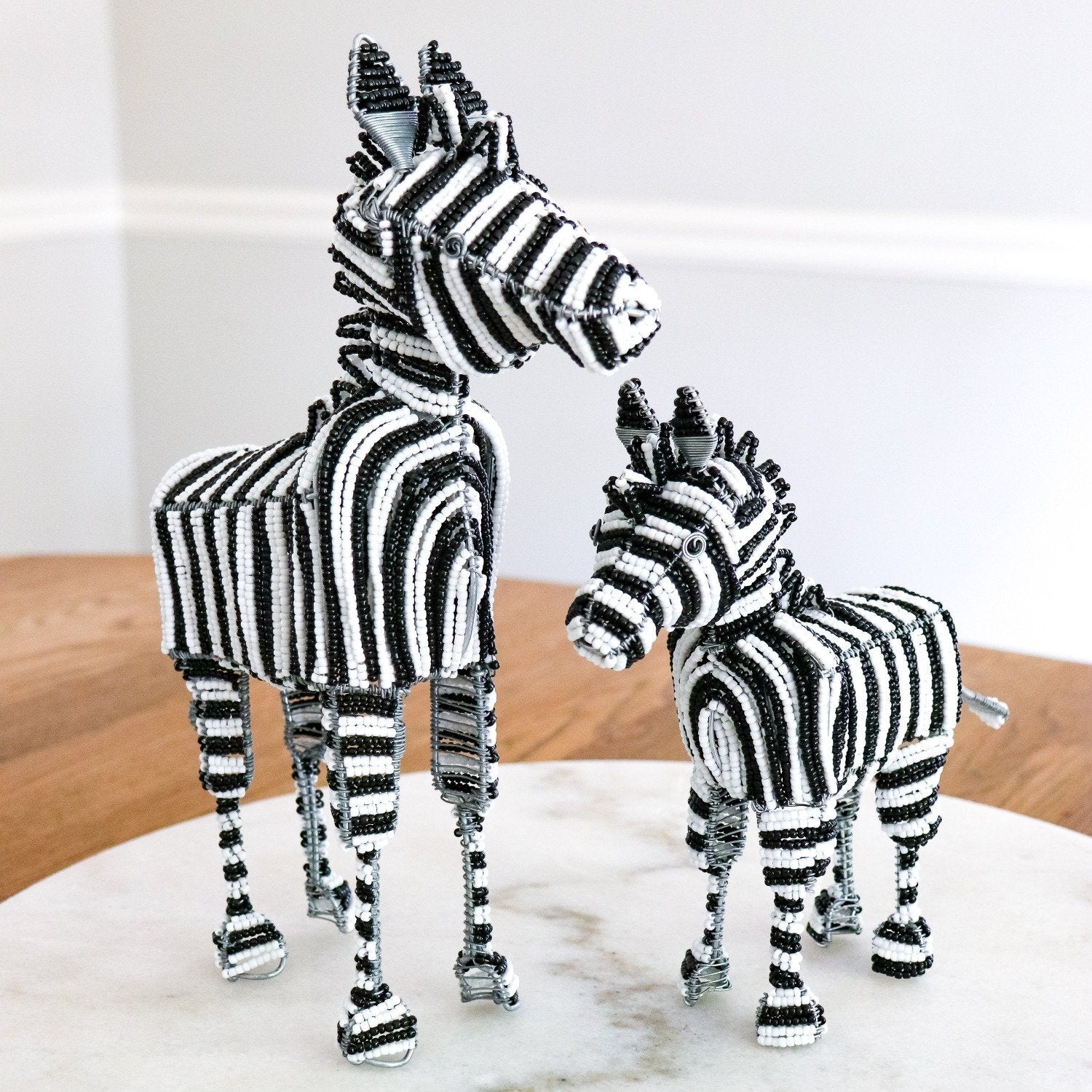 Beaded Zebra, Handcrafted in Eswatini, Africa