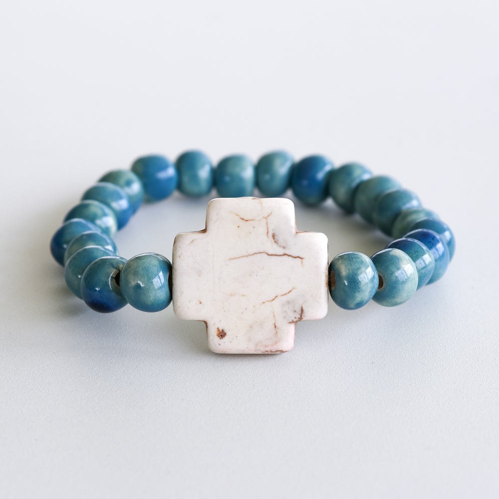 SwaziMUD™ Cross Bracelet - Khutsala™ Artisans