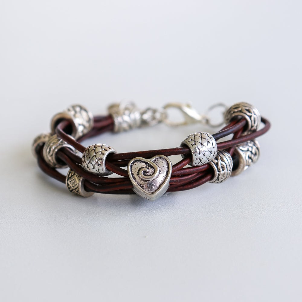 Dana Heart Bracelet - Khutsala™ Artisans