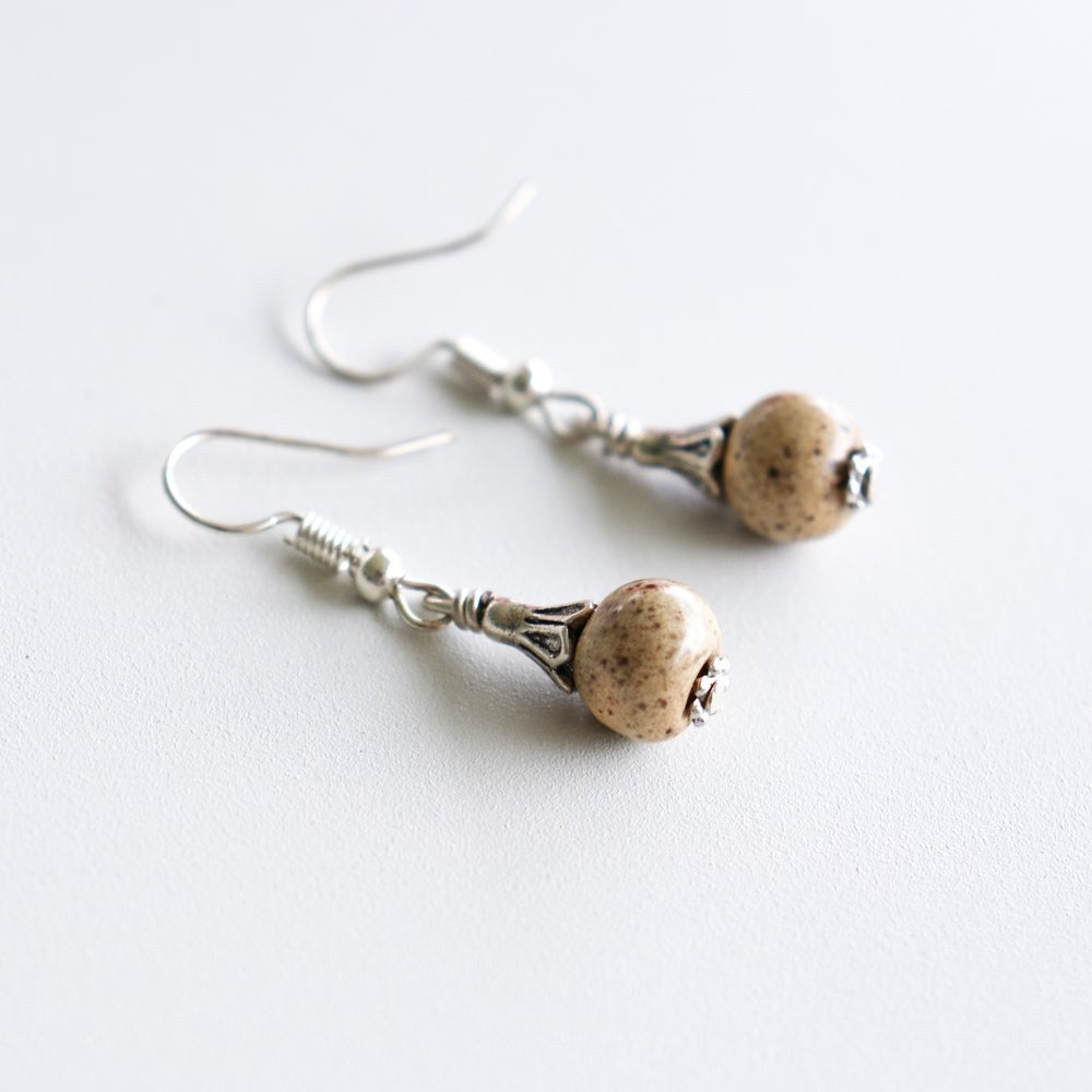 SwaziMUD™ Drop Bead Earrings - Khutsala™ Artisans