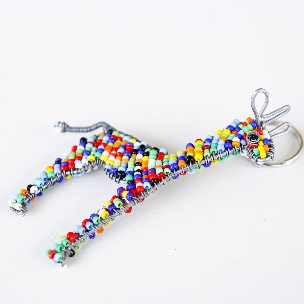 African Beaded Key Chain - Authentic, Handcrafted - OneMama