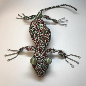 Christmas Beaded Lizard - Khutsala™ Artisans