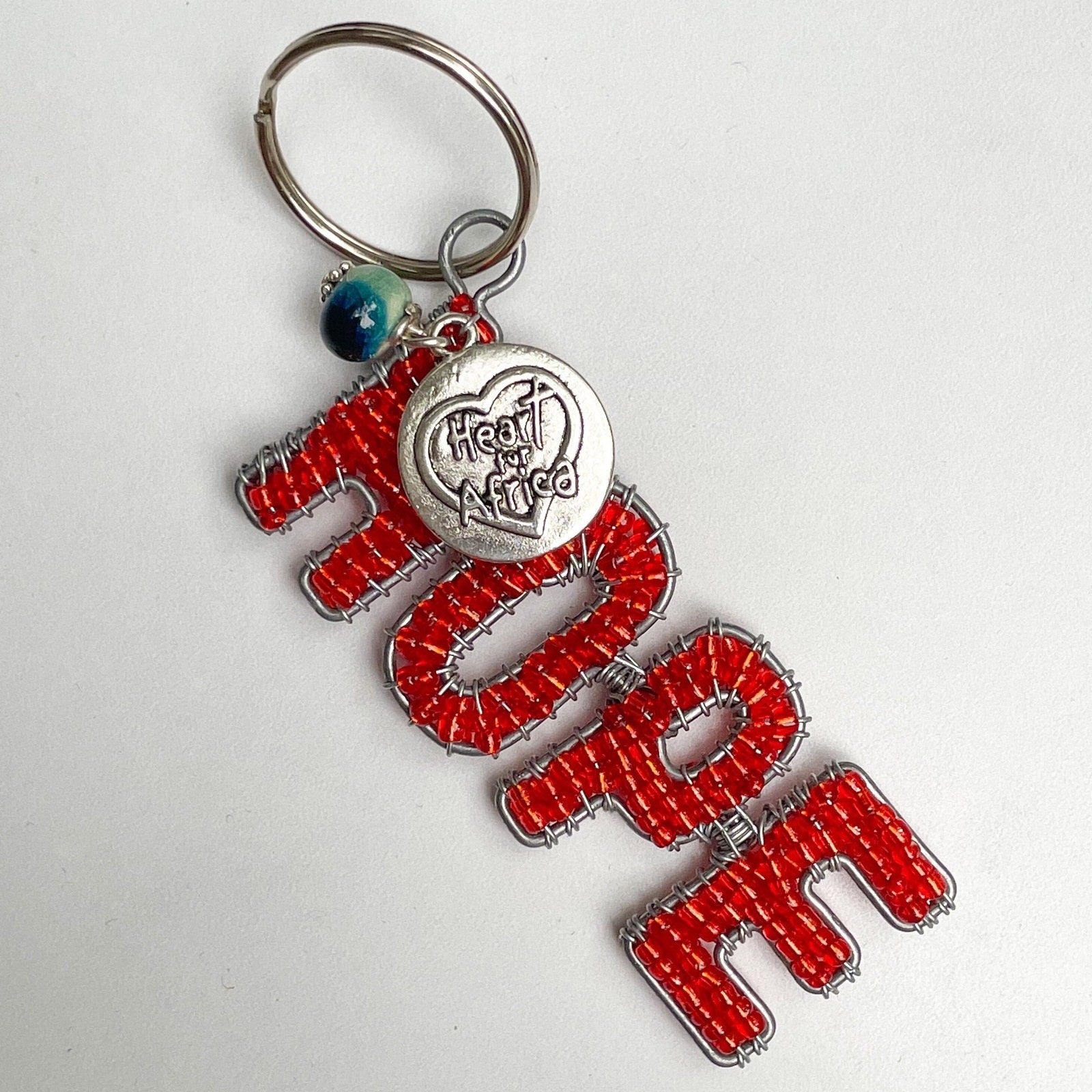 Hope Keychain with charm - Khutsala™ Artisans