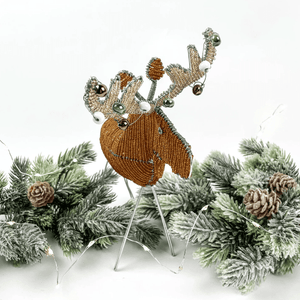 Beaded Christmas Moose