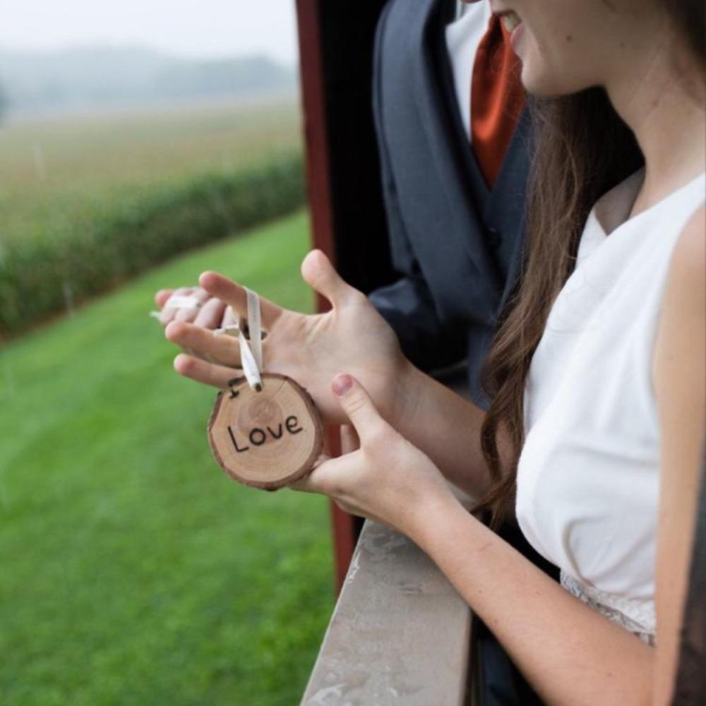 Wood Love Ornament - Khutsala™ Artisans