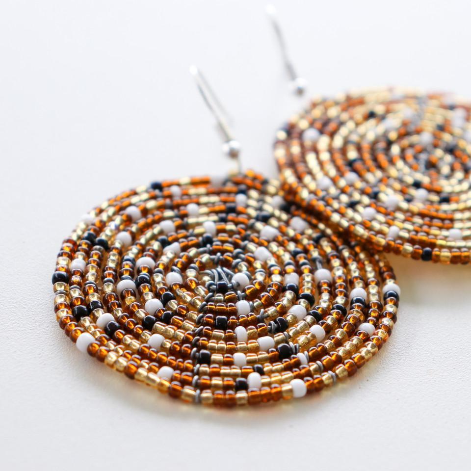 Unity Disc Earrings - Khutsala™ Artisans