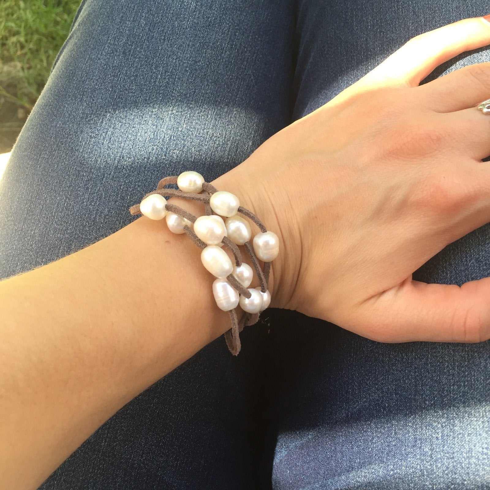 Pearl Cluster Bracelet - Khutsala™ Artisans