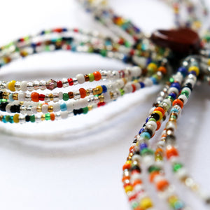 Beaded Wall Cross w/ Heart - Khutsala™ Artisans