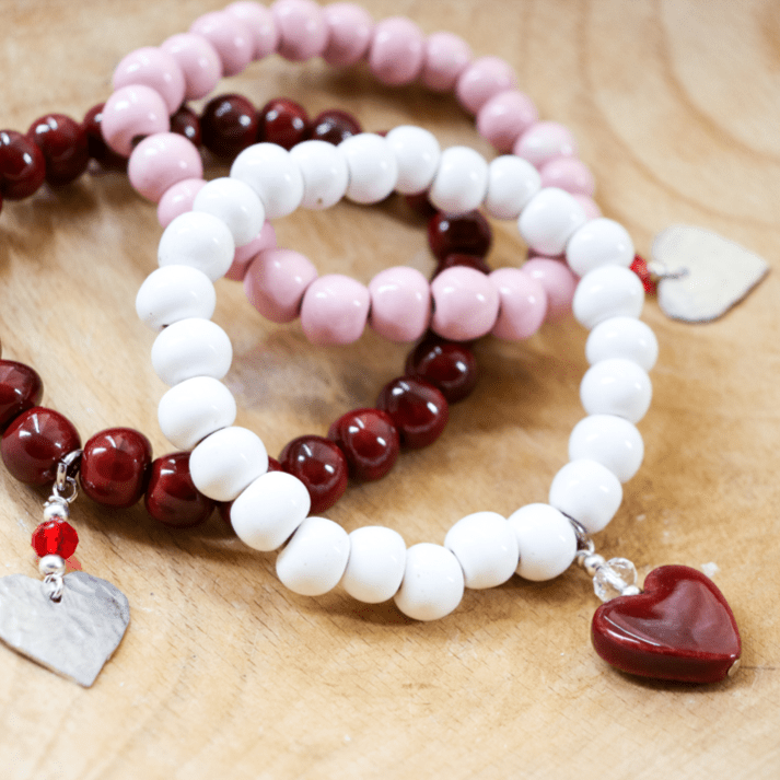 SwaziMUD™ Heart Bracelet - Khutsala™ Artisans
