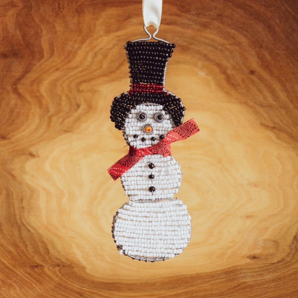 Snowman Ornament - Khutsala™ Artisans